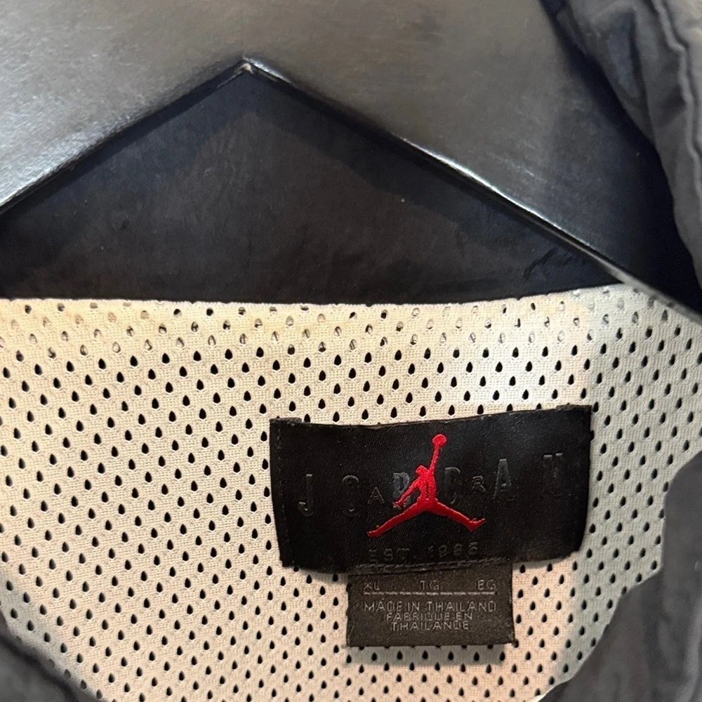 Retro Air Jordan Black Track Jacket XL